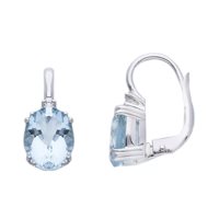 Orecchini Babila Milano Donna For Ever in Oro bianco Acquamarina 4.41 Ct 226355 - 226355